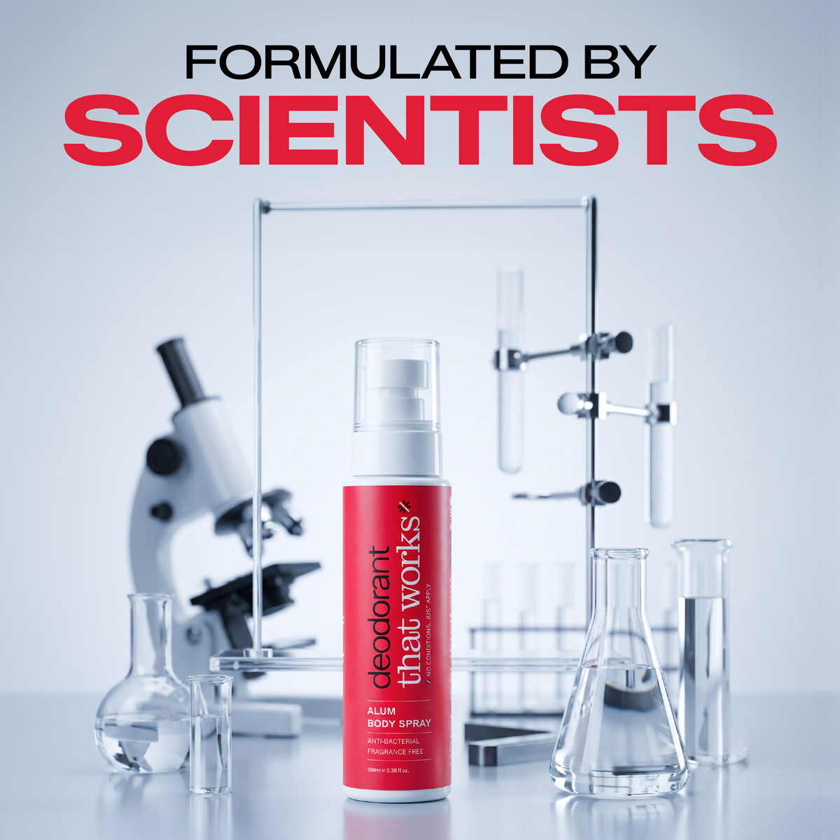 Deodorant That Works - Alum Body Spray for 24h Odour Protection