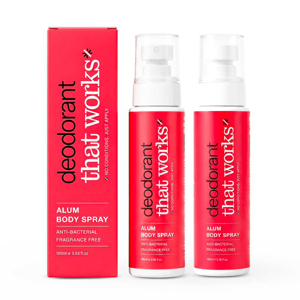 Deodorant That Works - Alum Body Spray for 24h Odour Protection